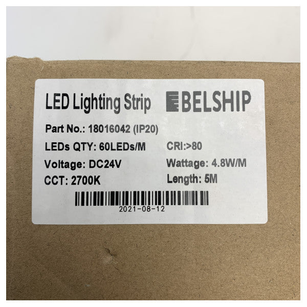 Taśma oświetleniowa LED Belship 24V | 2700K | 60LEDs/m - 18016042