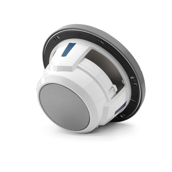Altifalante coaxial marítimo JL Audio M6-770X-S-GmTi de 7,7 polegadas com LED - Cinzento/Titânio 