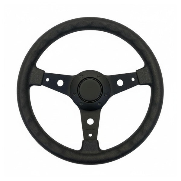 Volante de barco de 3 radios negro D330 mm S330 