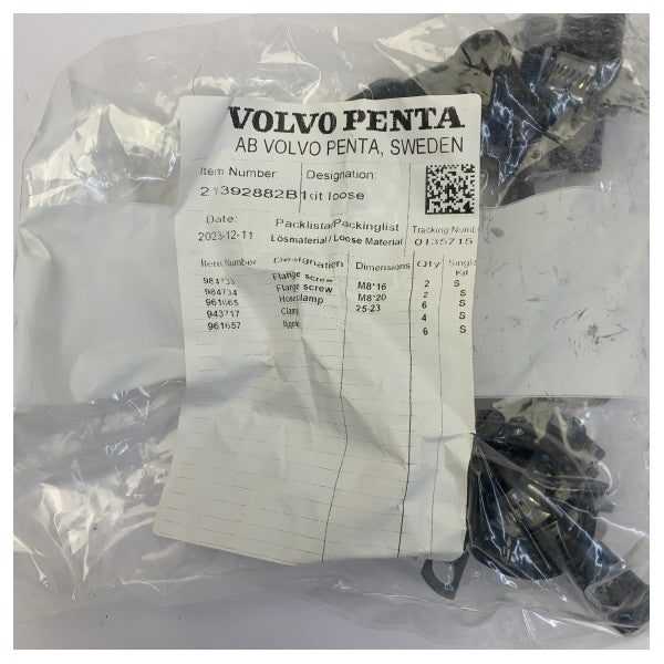 Volvo Penta 21392882 Warmwasser-Anschlusskit für Schiffsmotoren 