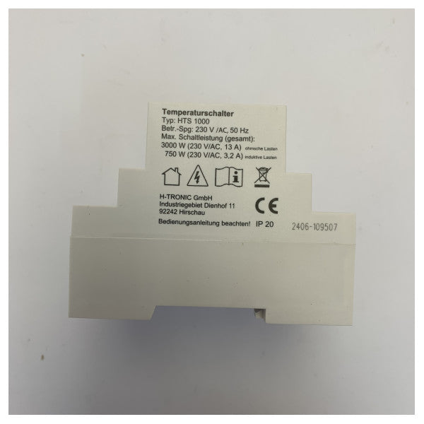 H-Tronic HTS 1000 Controller interruttore di temperatura da -99°C a +850°C - HTS-1000 