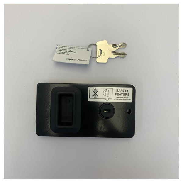 Southco MF-02-110-50 fecho embutido para porta de entrada - ferragens náuticas para iates 