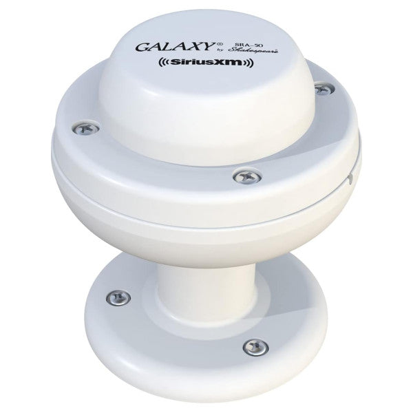 Shakespeare SRA-50 SiriusXM satellit-marineantenne med monteringsfod 