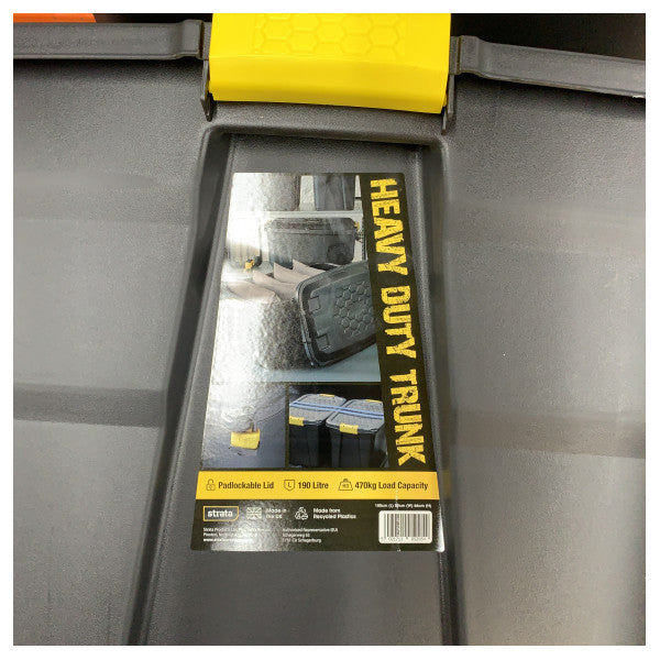 Strata Heavy Duty Storage Box with Secure Latches - Durable Marine Utility Case