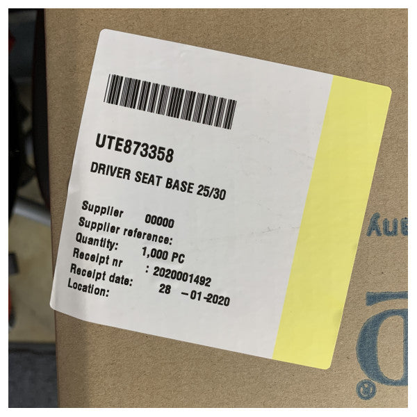 Springfield justerbar marinaluminium førersete base H25 til 30 cm - 1260751-U 