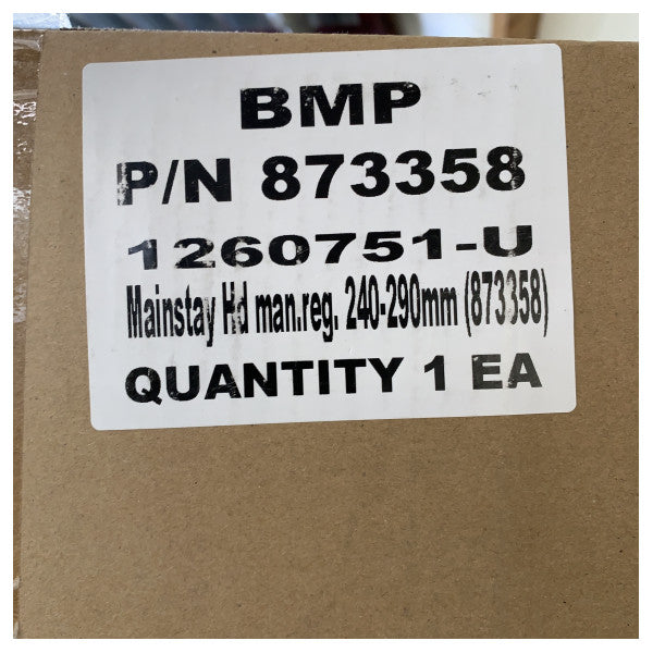 Springfield justerbar marinaluminium førersete base H25 til 30 cm - 1260751-U 