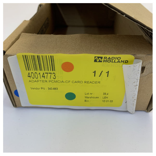 PCMCIA till CompactFlash CF-kortadapter 343-663 - Marin navigationsdata 