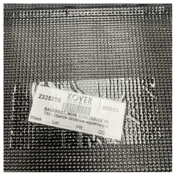 Coussin de dossier de bain de soleil Uttern T59 Antracite - 2335215 