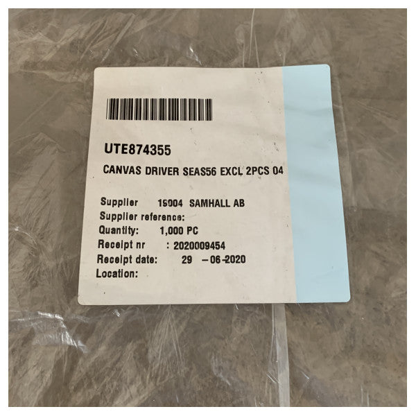 Uttern Marine Canvas førersetetrekk for S56 vanntett sett med 2 - 874355 
