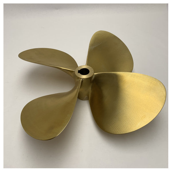 Maucour Marine Bronze Propeller 40mm 4-Blade 18 x 18.5 Inch RH - HJH180185RH04 