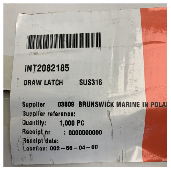 クイックシルバー SUS316 ドローロック ステンレス鋼 