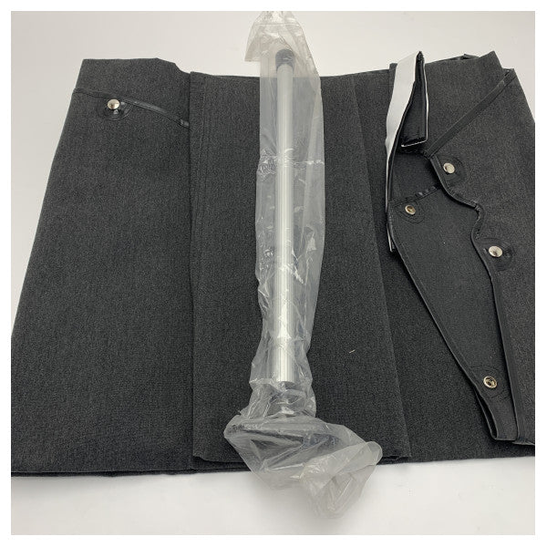 Uttern T70 Musta Kanvas Jousikotelo Tuetulla Tangolla - VK_UTT70EP1 