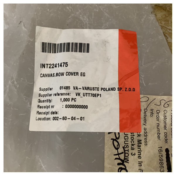 Uttern T70 Musta Kanvas Jousikotelo Tuetulla Tangolla - VK_UTT70EP1 