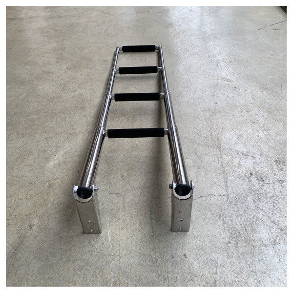 Edelstahl 4-Stufen klappbare Badeleiter - LADR40001-N 