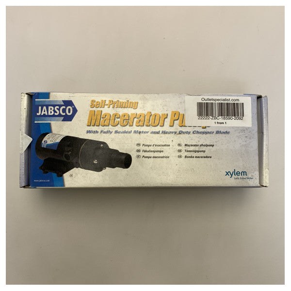 JabSCO Macerator Pump | Black Water Pump 12V - 18590-2092