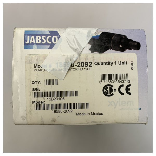 JabSCO Macerator Pump | Black Water Pump 12V - 18590-2092