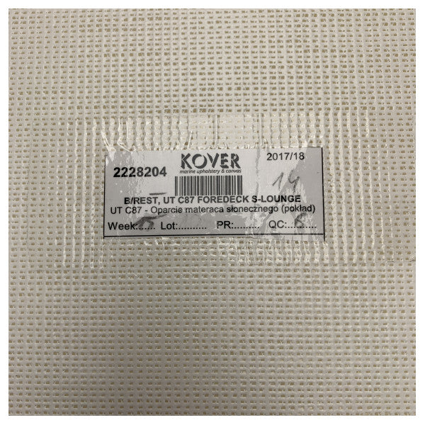 Uttern C87 Foredeck S-Lounge jastučić za naslon Antracit - 2228204 