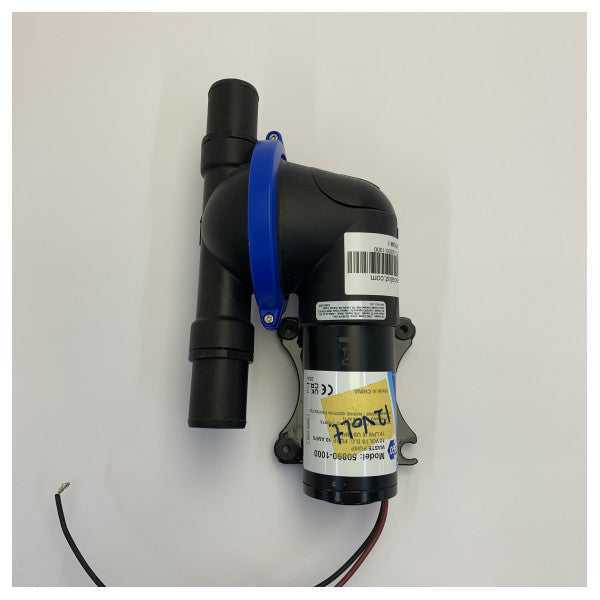 Jabsco 50890-1000 Marine Waste Pump - Filterless Single Diaphragm 12V