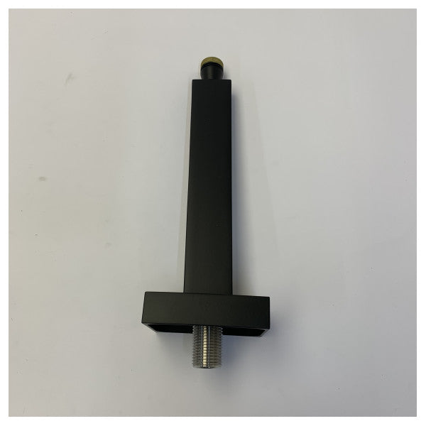 Gessi Shower Head and Arm en Negro Mate 15186-299 - Accesorio Náutico de Grado Marino para Yate 