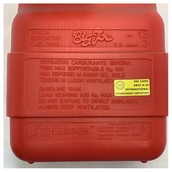 TALAMEx Outboard Engine Tank Fuel 12L Red - 18702012