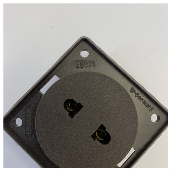 Berker 26971 Tomada elétrica para marinha e iate - Stock novo antigo não utilizado 