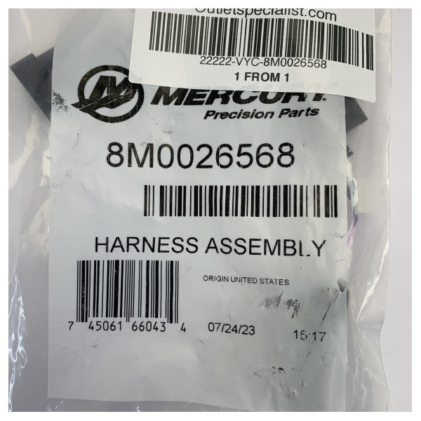 Assemblaggio del cablaggio elettrico Mercury Marine 8M0026568 