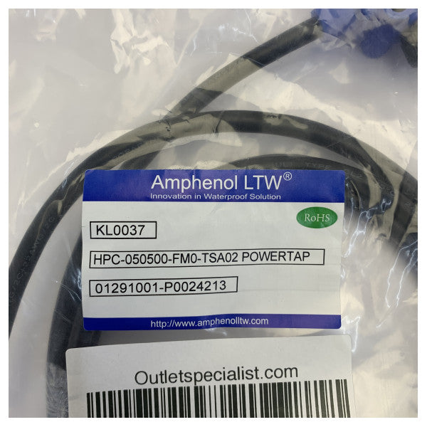 Amphenol KL0037 NMEA 2000 strømudtagningskabel til marineelektronik 