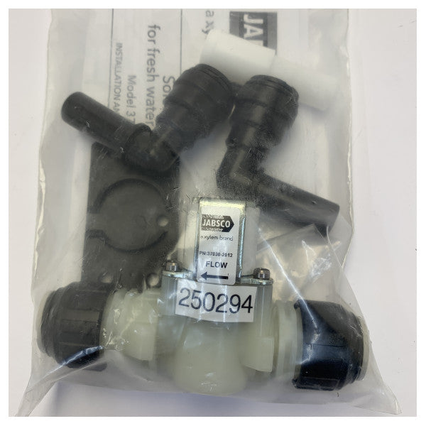 Jabsco 37038-2012 magnetventil 12V til Quiet Flush marintoilet 