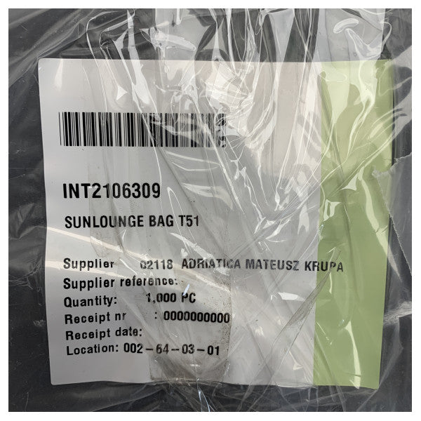 Uttern T51 Sunlounge Cover Bag Antracite - 2106309 