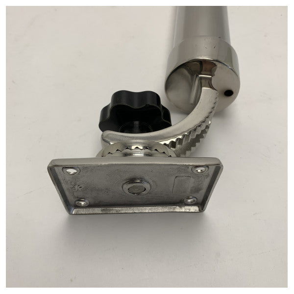 Nautinox rustfritt stål justerbar stangholder for båter 2179/R 