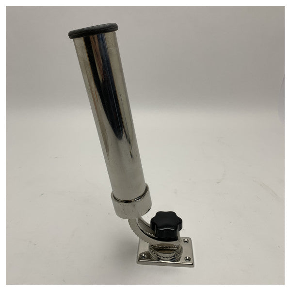 Nautinox rustfritt stål justerbar stangholder for båter 2179/R 