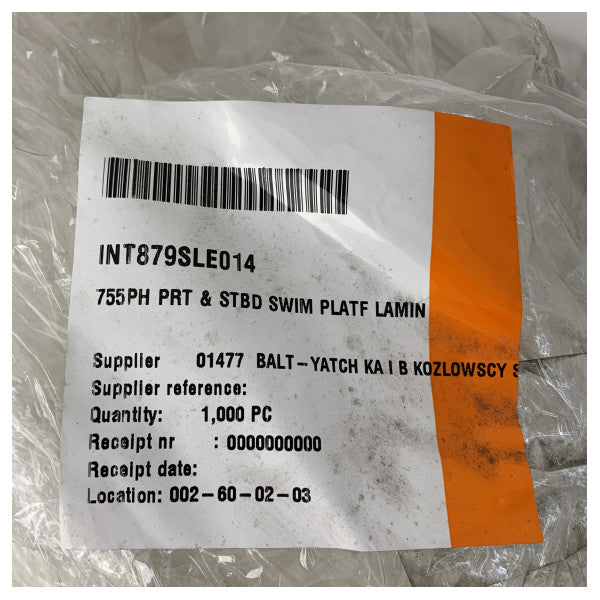 Quicksilver 755 Pilot House akter badplattform GRP form original - 879SLE014 