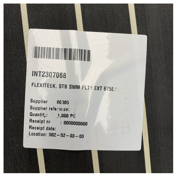 クイックシルバー 675 パイロットハウス エクスプローラー スイムプラットフォーム ブラック ティーク カバーキット - 2307068 