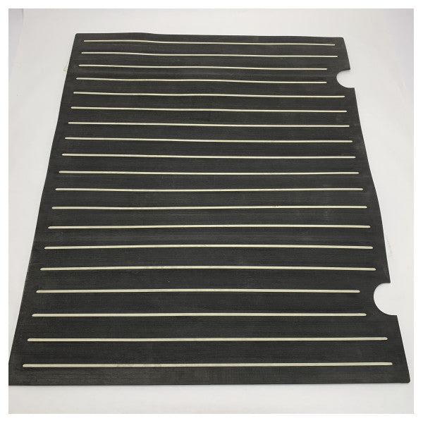 クイックシルバー 675 パイロットハウス エクスプローラー セントラル ハッチ ブラック ティーク カバー セット - 2307074 