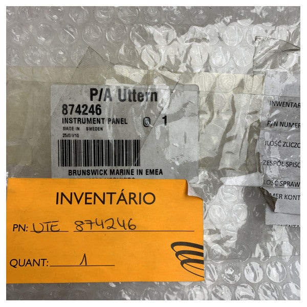 Uttern S3-A200 Stainless Steel Marine Instrumental Panel Front