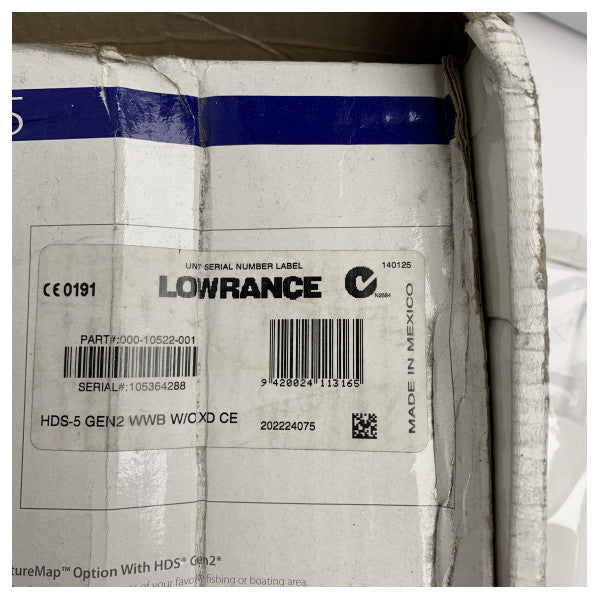 ローランス HDS5 GEN2 5インチ多機能チャートプロッター | 魚探 - 000-10522-001 