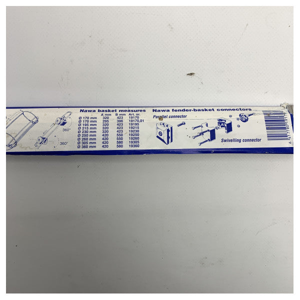 NAWA Panier d'ailes en acier inoxydable 170 mm - 19170