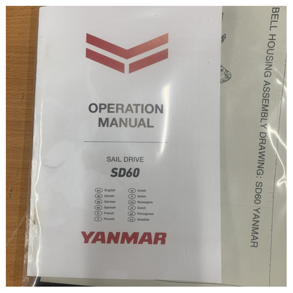 Yanmar SD60 Saildrive Marine-Antriebssystem - Modell SD60-5-2.23-S Getriebe 