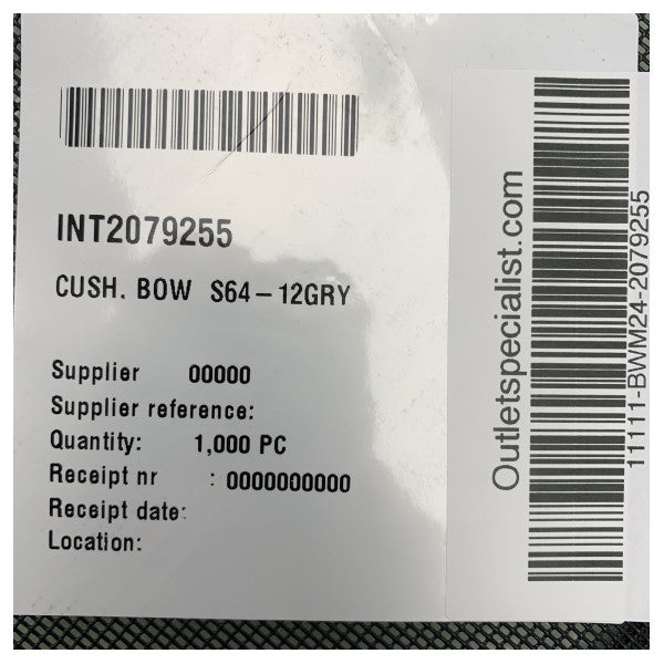 Uttern S64 Yay Yastığı Antrasit 12GRY - 2079255 