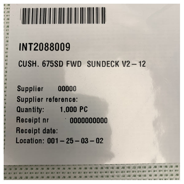 Quicksilver Activ 675 Sundeck Преден възглавница V2-12 - 2088009 