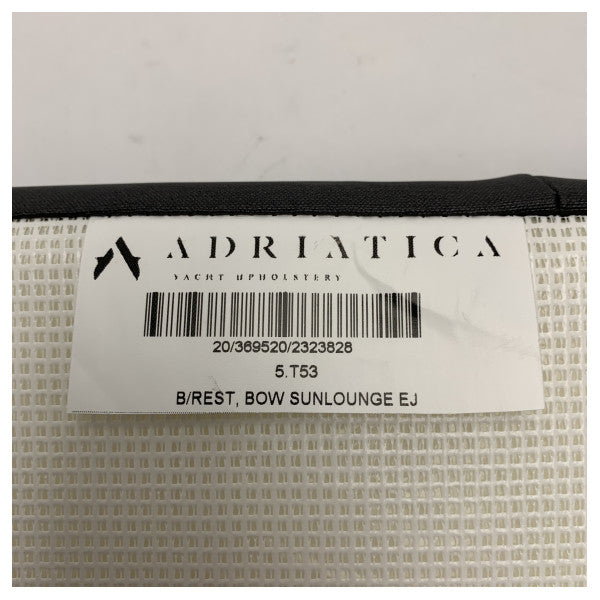 Uttern T53 Sunlounge backrest seat cushion anthracite - 2323828 