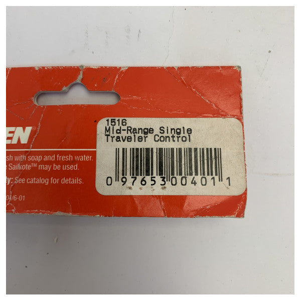 Harken Mid-Range Single Traveler Control - Yacht Hardware 1516 