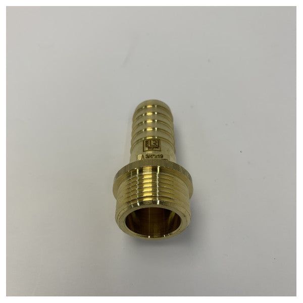 KONIK 3/4inch x 19mm CR Brass Hose Barb Fitting - Marine Yacht Hardware 7156E