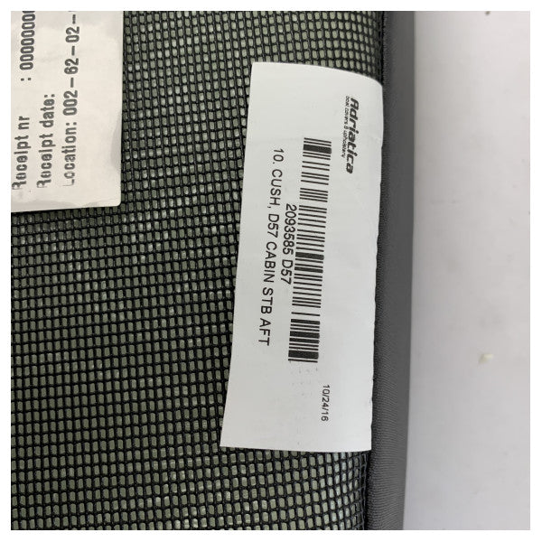 Uttern D57 Starboard Cabin Aft Cushion Antracite - 2093585