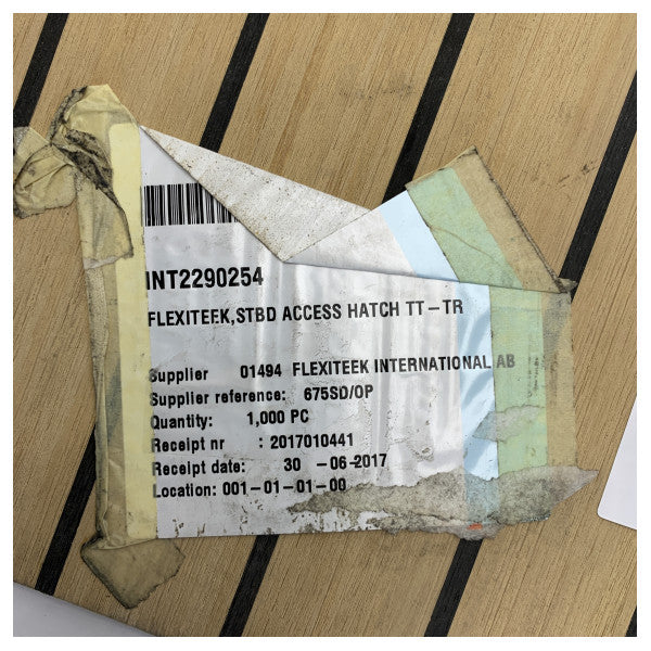 Quicksilver 675 Soldekk Styrbord Side Tilgangsluke Flexiteak innsats - 2290254 