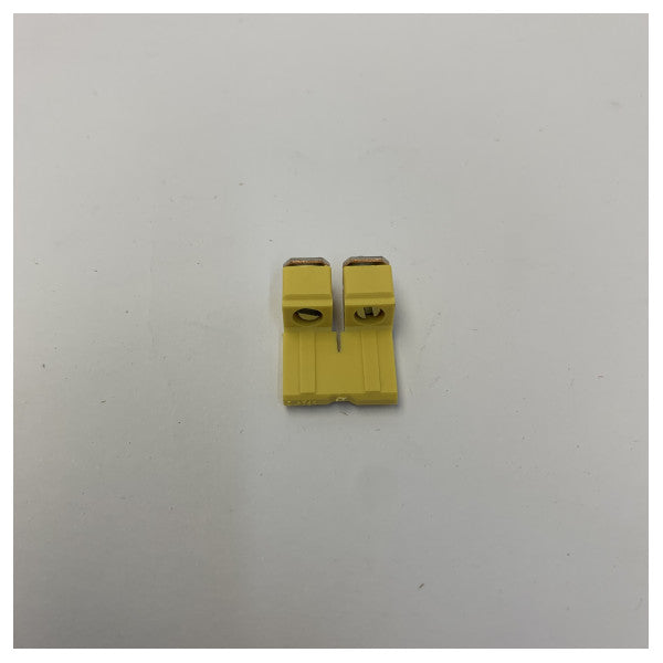 WQV 6/2 2-Pole Cross Connector Jumper for Terminal Blocks - Yellow - 22222-ELC-W 