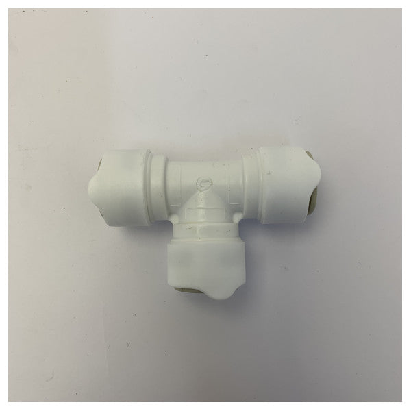 Whale WX1502B Quick Connect ligestillet T-stykke 15 mm rørfitting til marine & RV 