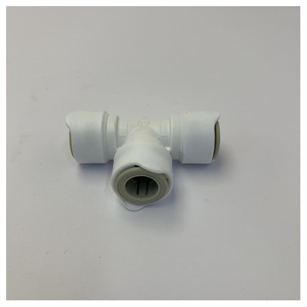 Whale WX1502B Quick Connect ligestillet T-stykke 15 mm rørfitting til marine & RV 