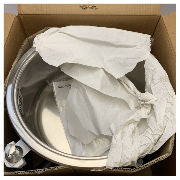 Fregadero redondo encastrado Alpes de acero inoxidable V40D D40 cm