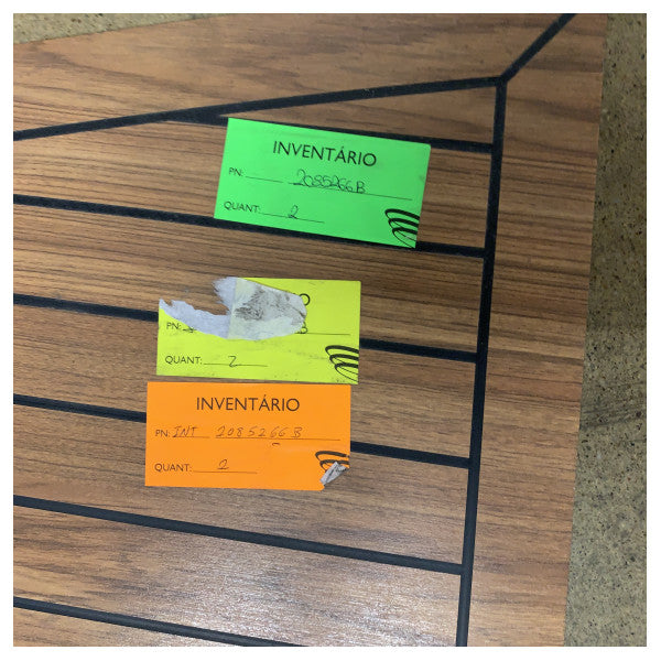 Kit de sol stratifié en teck pour cockpit avant Uttern S49/51 - 2085266B 
